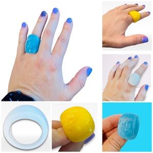 Resin Chunky Ring